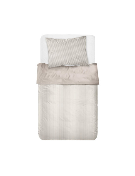 JUEGO DE SABANAS ALGODON 180H TWIN 90x190+30CM RAYAS BEIGE CANNON JUEGO DE SABANAS ALGODON 180H TWIN 90x190+30CM RAYAS BEIGE CANNON