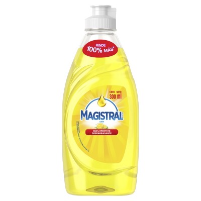 Detergente Líquido Magistral Limón 300 ML