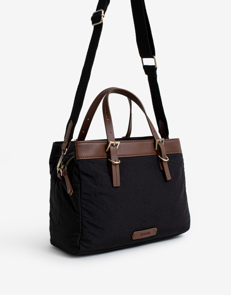 City Back to Office Cartera City Combinada - Negro