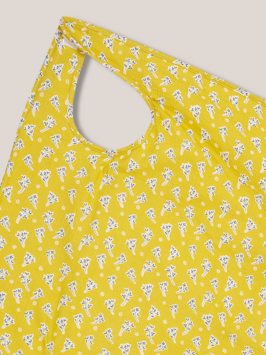 Toalla Combinada Con Capucha Amarillo Oscuro