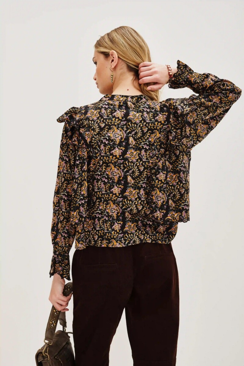 Camisa Mollie Zoey Negro