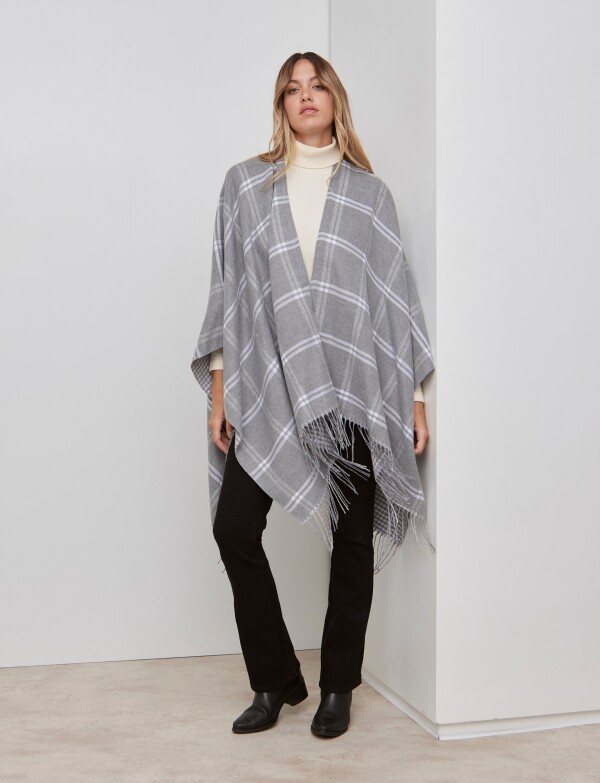 Ruana Cuadros GRIS