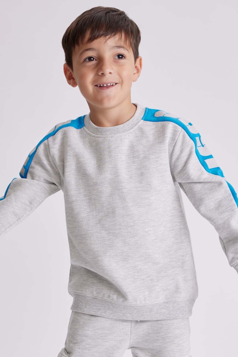 Buzo deportivo Gris Melange