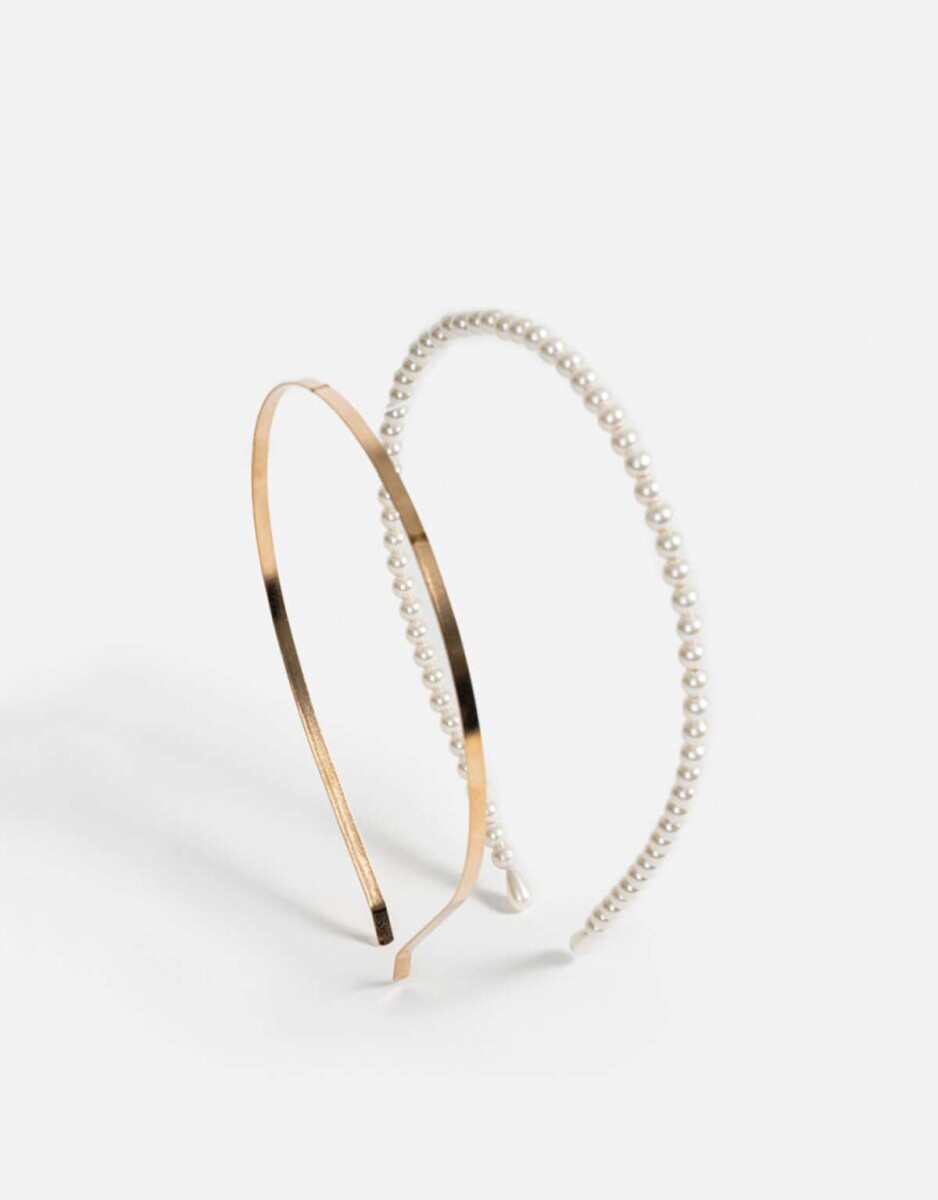 Set De Vinchas - Combinacion Bicolor 