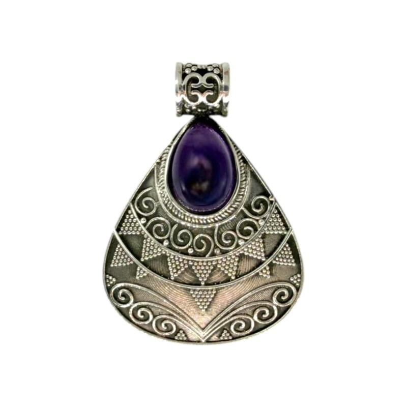 Dije Pua- Plata 925 - Amatista Imperial-CP4638 conpiedra