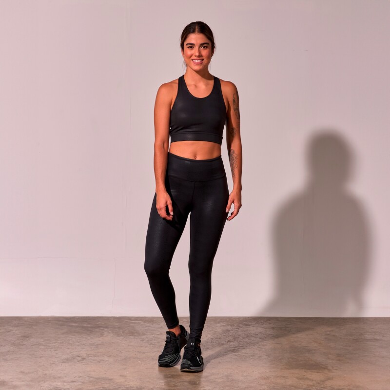 Top Reptil de Mujer Negro