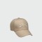 Longchamp-Gorro de algodón bordado Negro Opaco