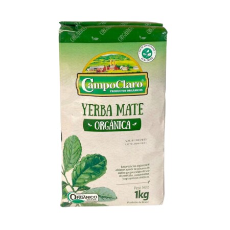 Yerba orgánica Campo Claro 1kg Yerba orgánica Campo Claro 1kg