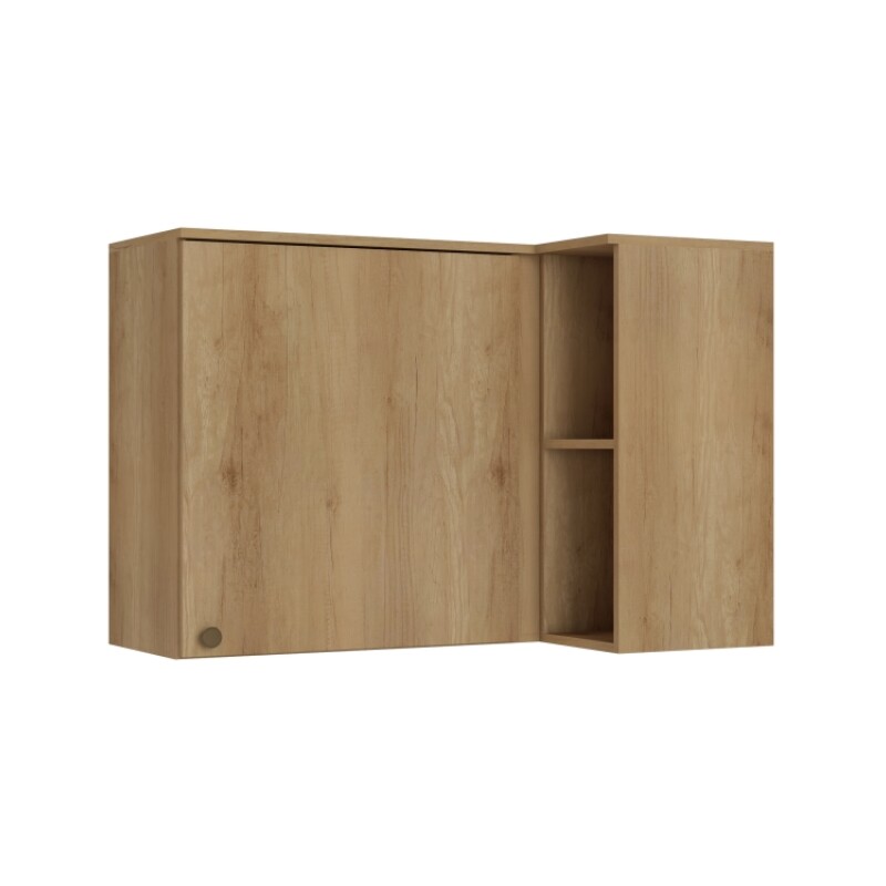 Aéreo Esquinero Modulado Cocina Finesse Capuccino C/Blanquecino 94 cms - Con Nicho Aéreo Esquinero Modulado Cocina Finesse Capuccino C/Blanquecino 94 cms - Con Nicho