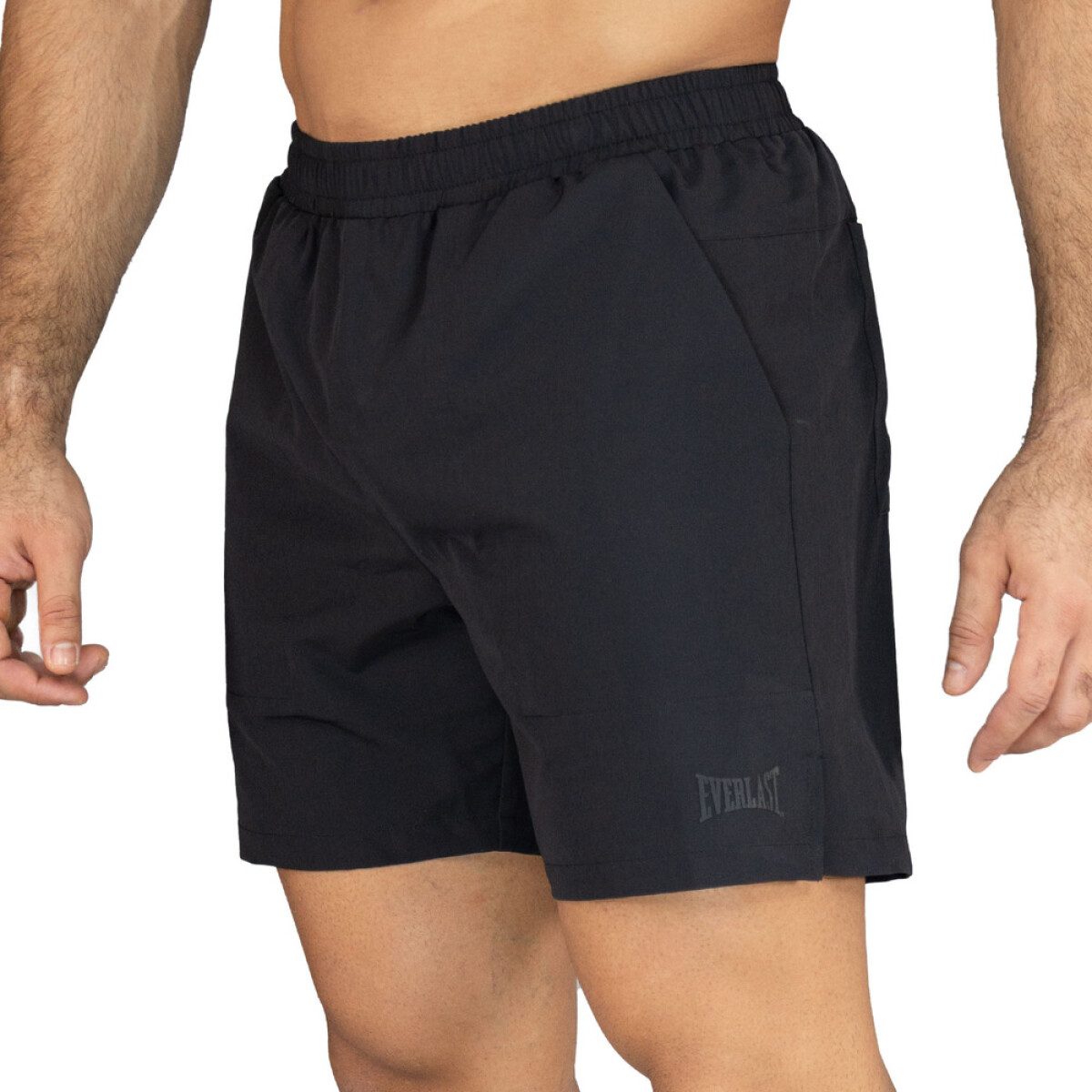 SHORT MEN POLY/ELAST EVERLAST E-DAY 6" BR M6 - BLACK 