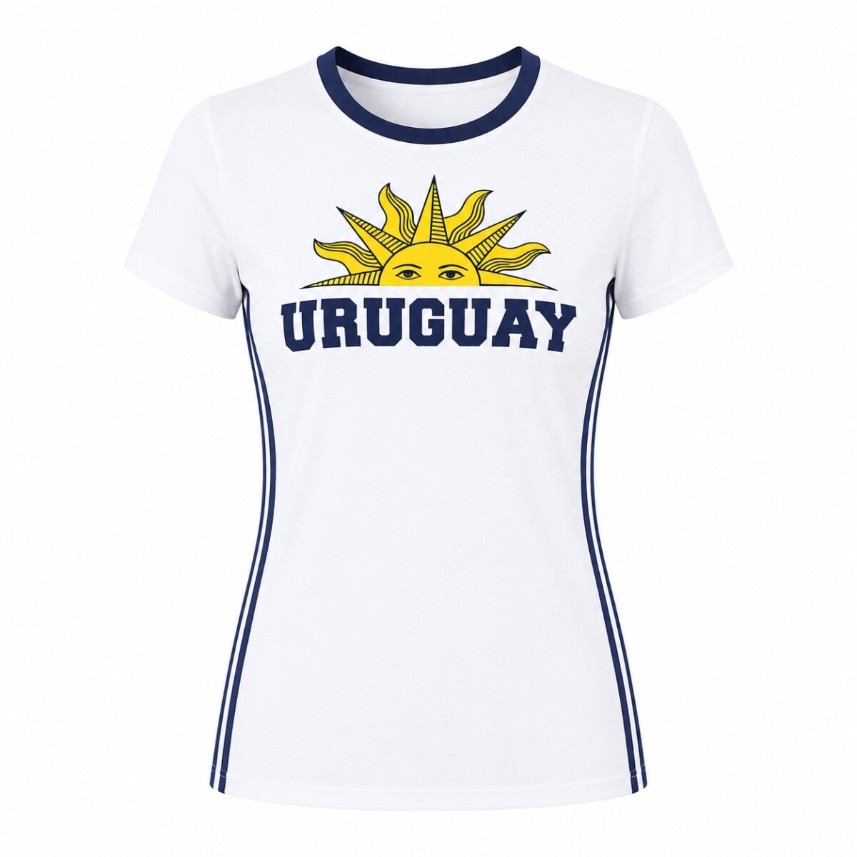 CAMISETA DAMA SOL UY BLANCO CE-DASOLUY-01 TALLE M - BLANCO 