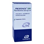 PROFENOL 200 MG. SUSP. FRASCO X 100 ML. única