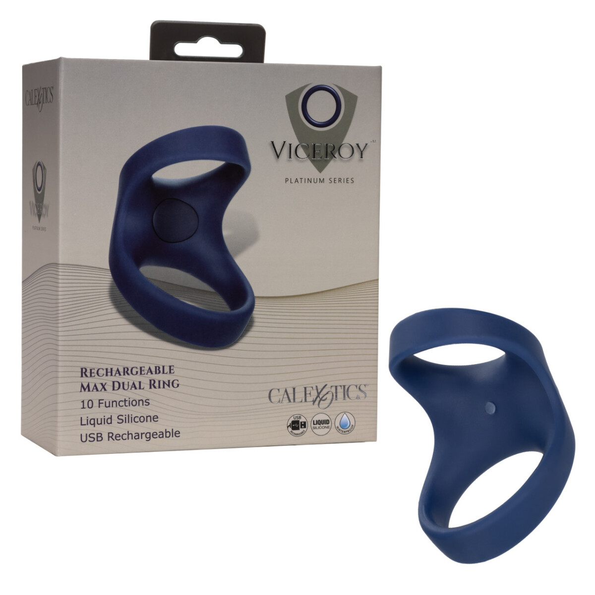 Anillo Vibrador Viceroy Rechargeable Max Dual Ring 