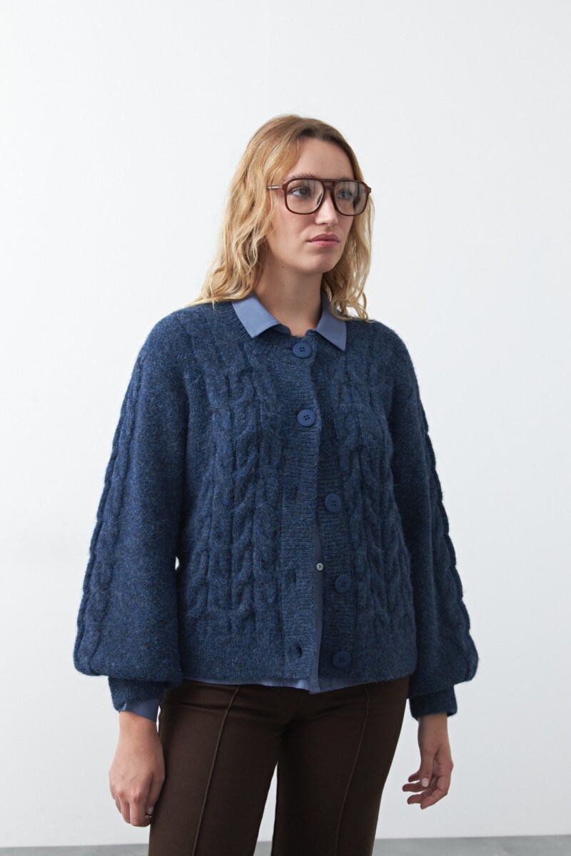 CARDIGAN BOREAL Azul Marino