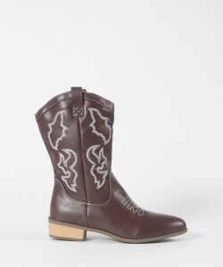 Botas tejana wood chocolate