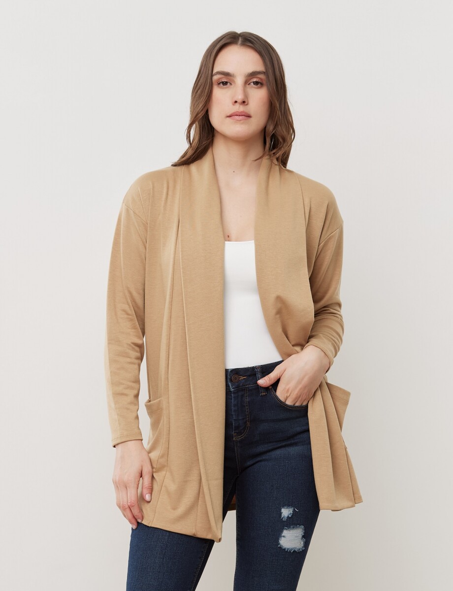 Cardigan Comfy - Tostado 