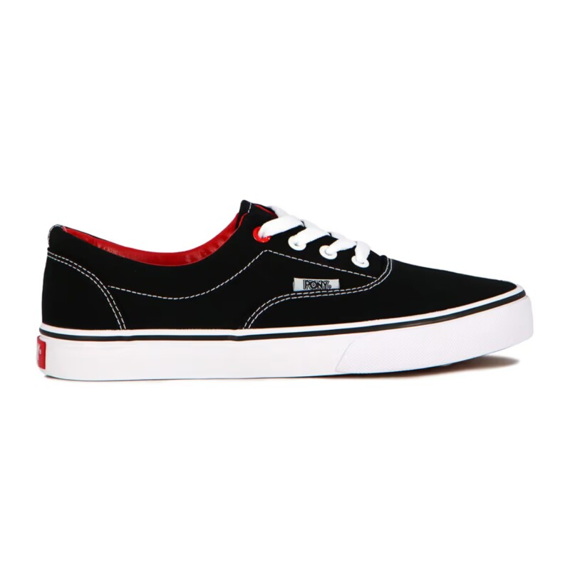 Championes Pony Soho casual tela-lona Negro