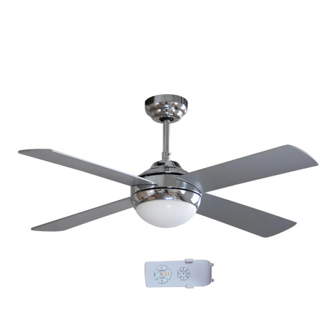 Ventilador De Techo Kassel 4 Aspas C/control 3 Vel 60 W VENTILADOR DE TECHO LUJO KASSEL VL52CC