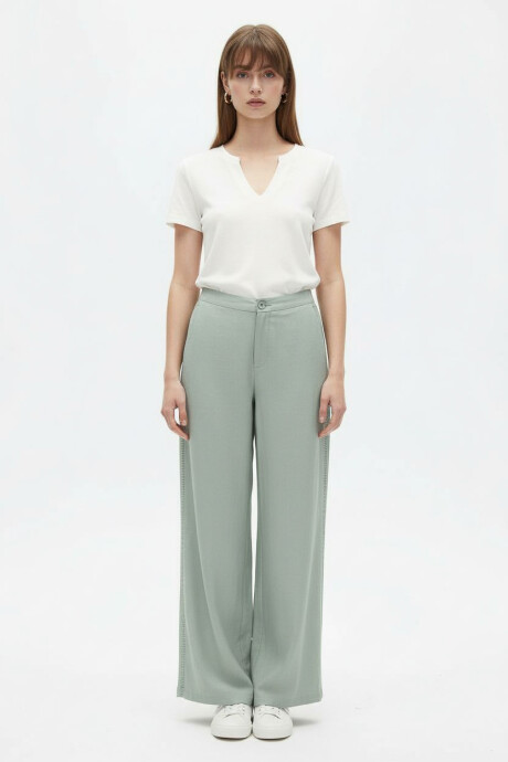 Pantalon Ispane Verde Azulado
