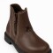 bota de niño 100% cuero Marrón