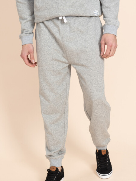 Pantalón deportivo con puño Gris