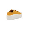 Moleca Calzado Casual Lona Acordonado Mostaza-naranja