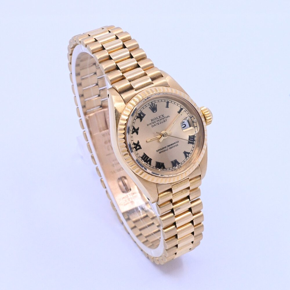 Rolex Date Just Dama oro 18K amarillo 6917 año 1978 caja 26 mm Rolex Date Just Dama oro 18K amarillo 6917 año 1978 caja 26 mm