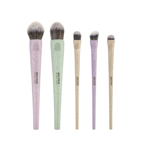 Set de Maquillaje Beter 5 Brochas Natural Fiber Set de Maquillaje Beter 5 Brochas Natural Fiber