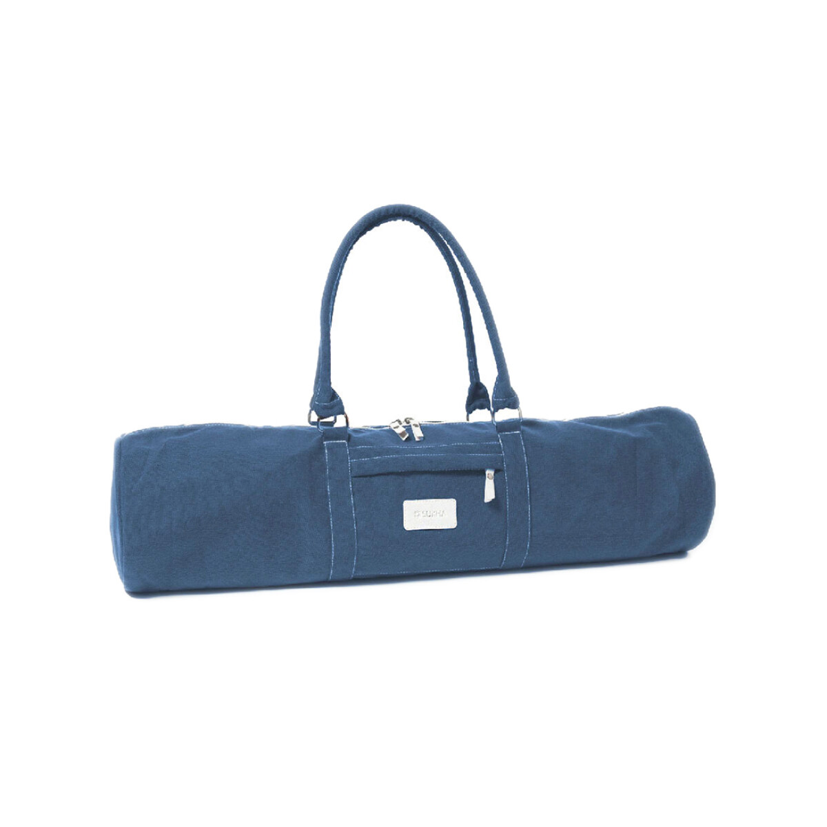 Bolso Portamat De Algodón Para Mat De Yoga Sukha Yana - Azul 