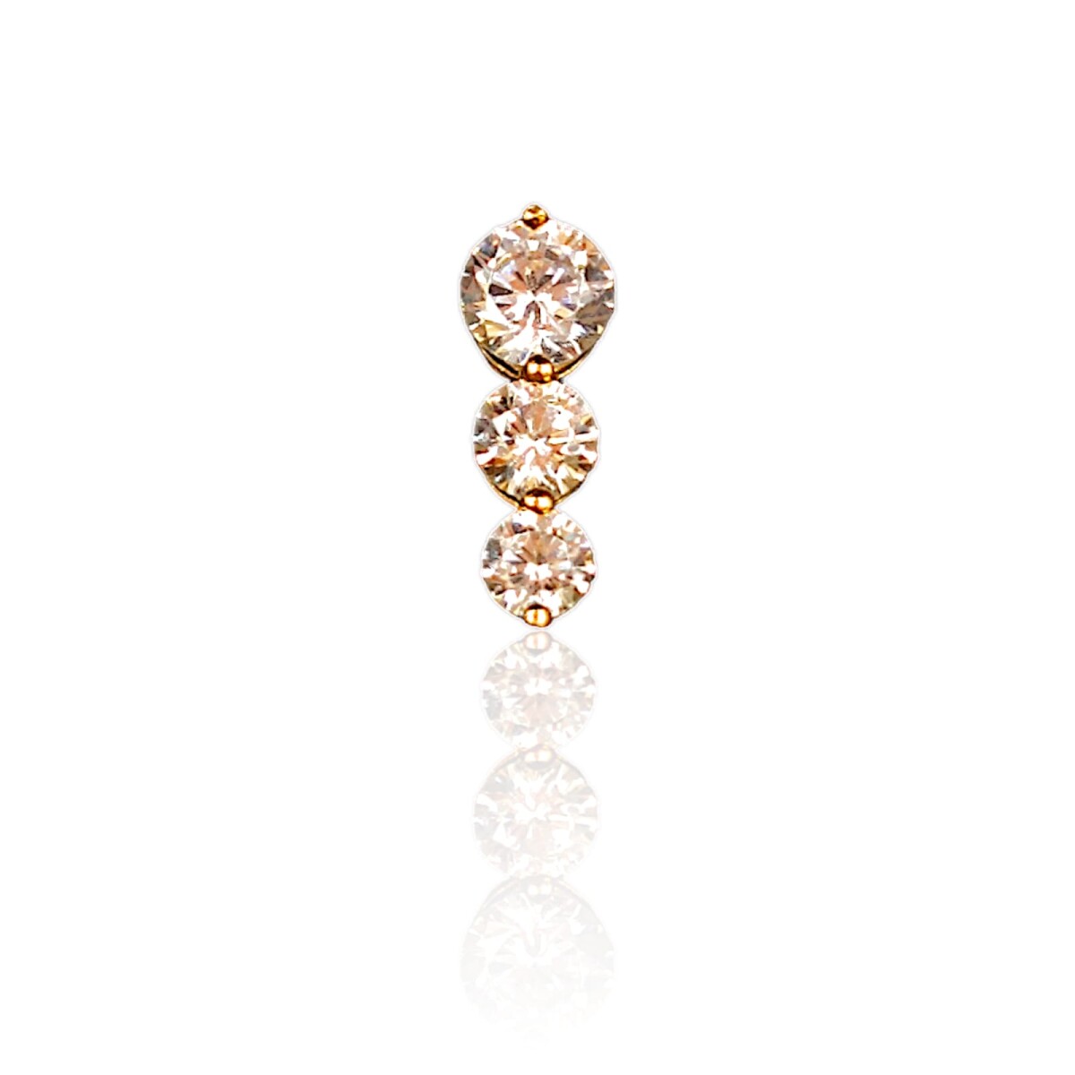 Dije Trilogy-Oro bajo-Piedra Zirconia-CP8524 - Conpiedra 
