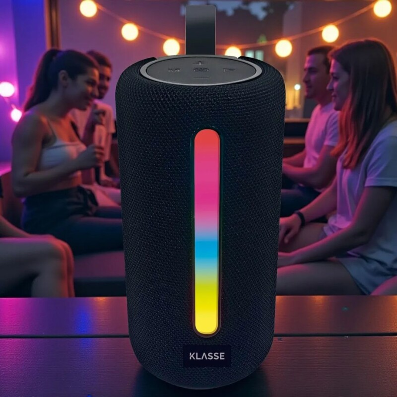 Parlante Inalámbrico Bluetooth Klasse | Sonido Stereo Tws | Con Led Parlante Inalámbrico Bluetooth Klasse | Sonido Stereo Tws | Con Led