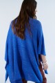 RUANA COTTON AZUL