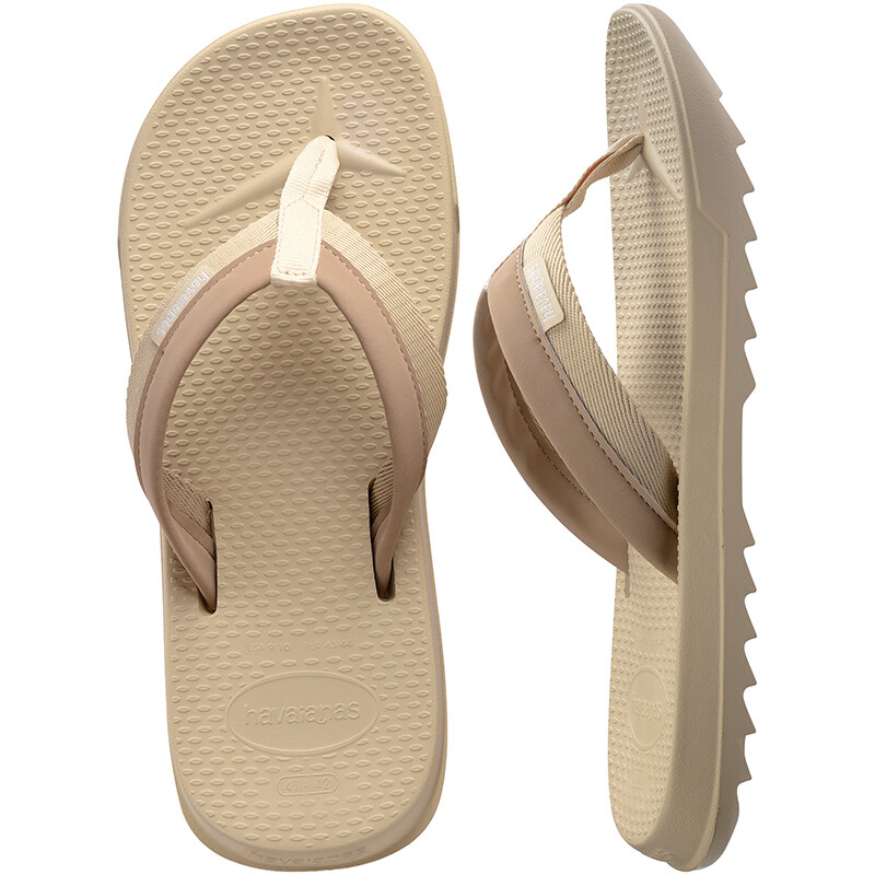 Ojotas Havaianas Track Plus Flip Flops Beige