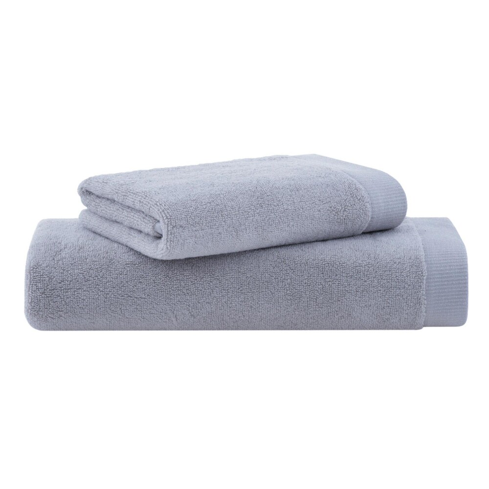 SET TOALLAS ALGODON GRIS DUAL AIR BUDDEMEYER GRIS PLATA