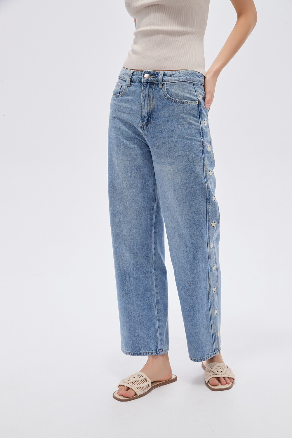 Pantalon Zilo Azul Medio