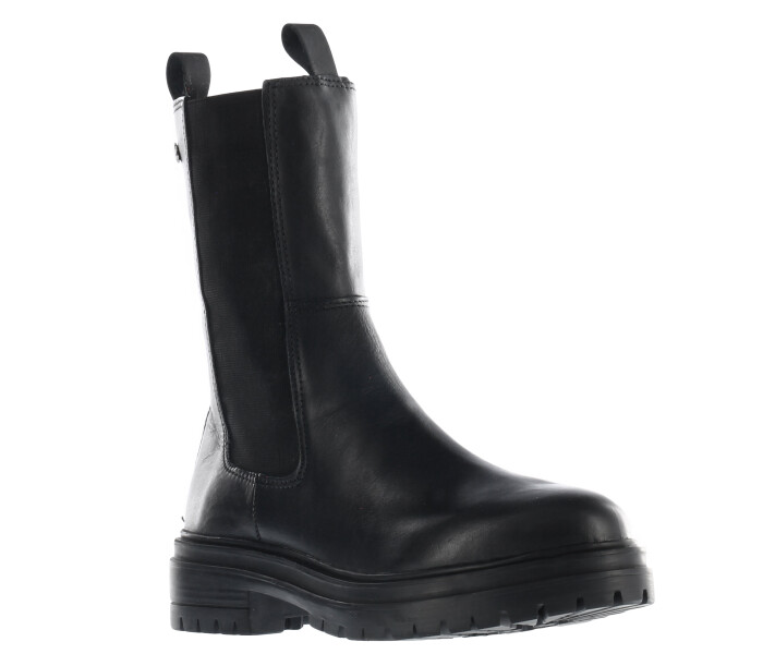 Bota lisa c/elastico Preto