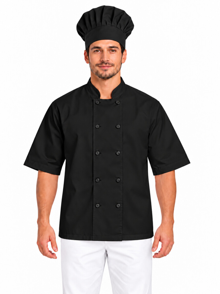 Casaca CHEF (COCINA) NEGRO 