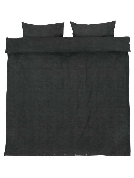 Juego funda nórdica franela VITA 240x220 gris osc Juego funda nórdica franela VITA 240x220 gris osc