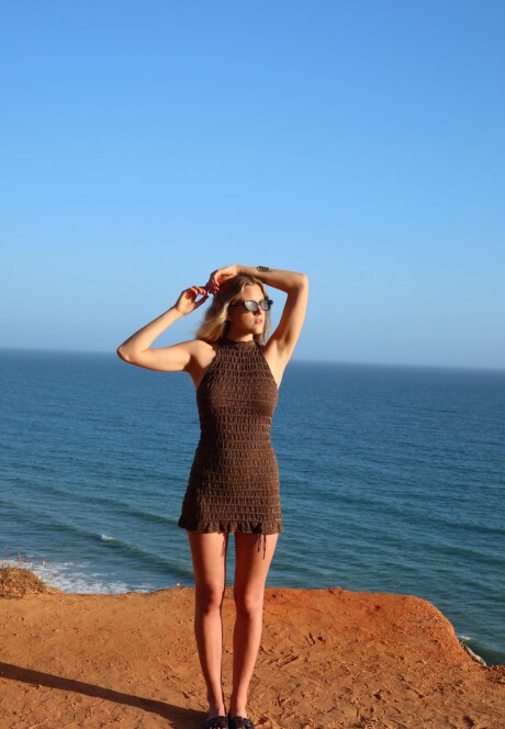 Preorder - Vestido Dax SS27 Coffee