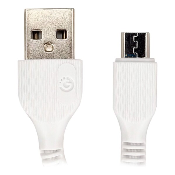 Cable De Datos Carga Usb Micro Usb 1 Metro Goldtech Color Variante Blanco