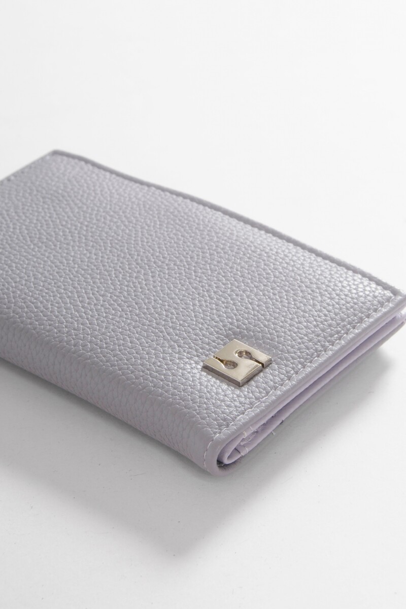 Billetera shinny lila