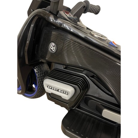 Moto futuro a batería infantil Lumax con musica y luces Negro