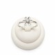 Anillo con flor al centro y zirconia Anillo con flor al centro y zirconia