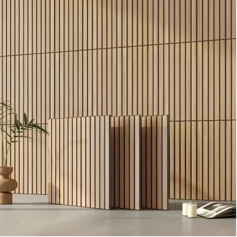 Placas autoadhesivas simil WPC 60x60cm X 20 Beige
