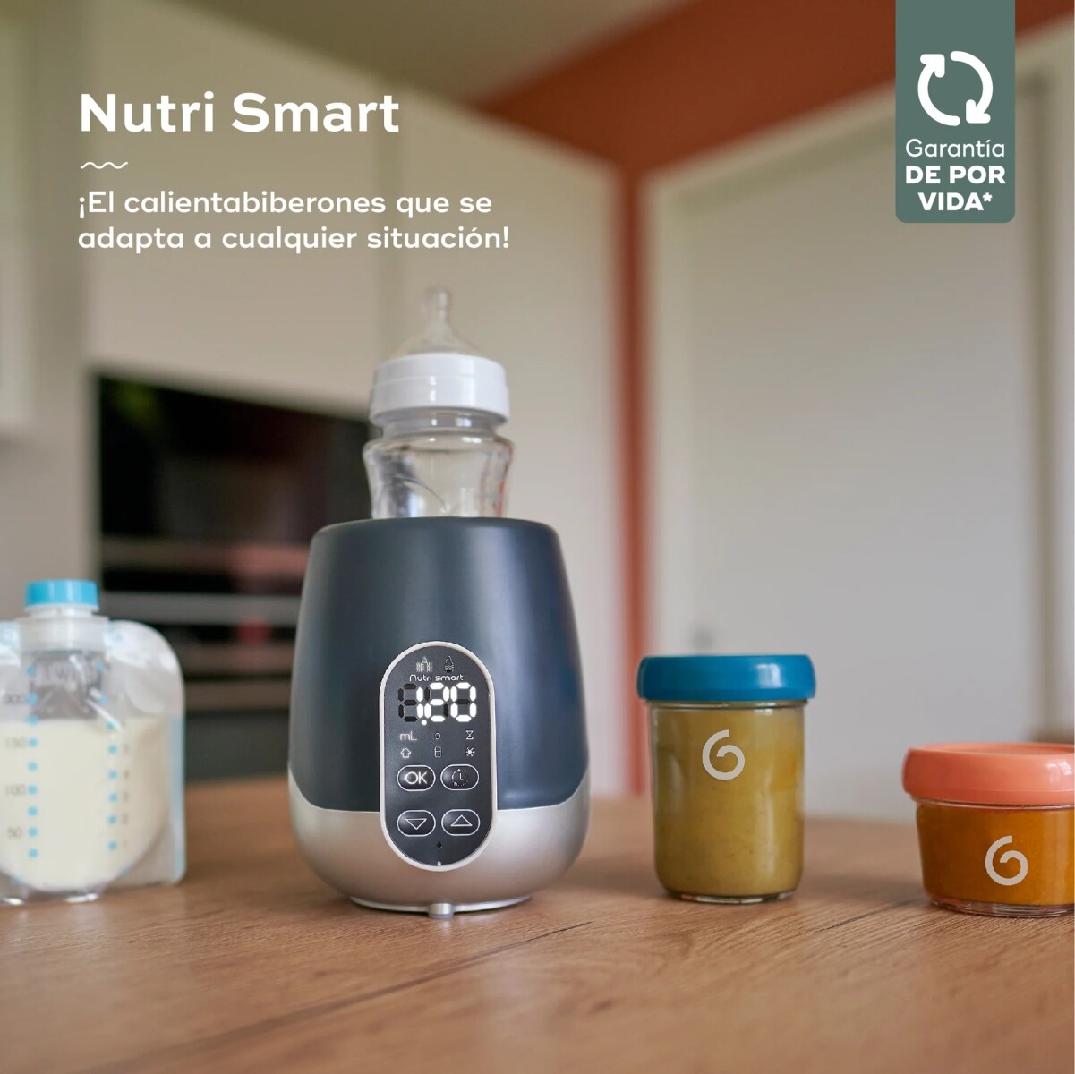 Calienta memas Nutri Smart Auto y Casa 