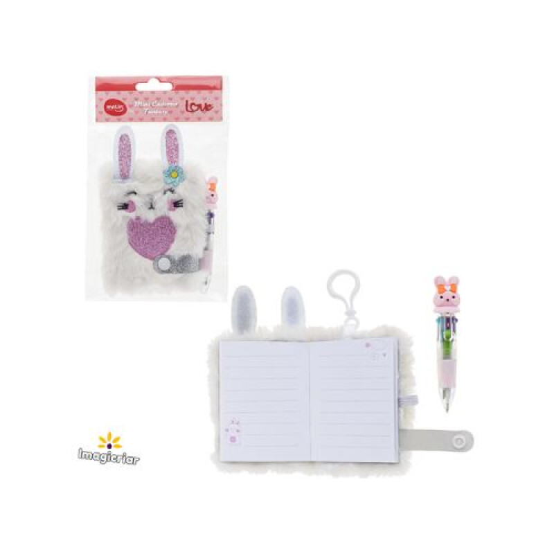 Libretita Plush Llavero con Boligrafo Main Paper Libretita Plush Llavero Con Boligrafo Main Paper