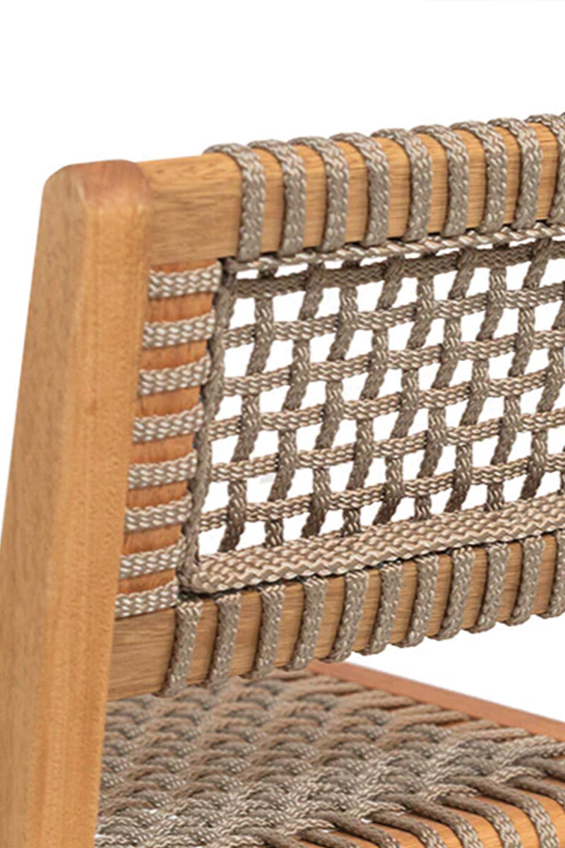 TRACO BANQUETA BANQUETA ALTA TRACO CUERDA RAMI 40x46x106/75CM JATOBA