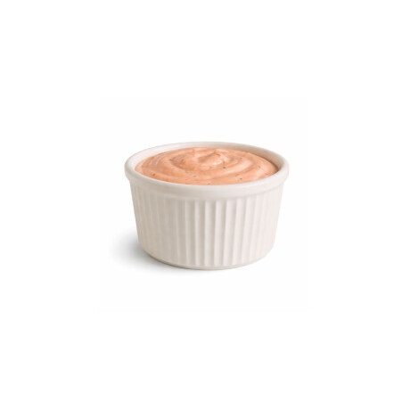 Ramequin Estriado de Porcelana Blanca 91 ml Americana Ramequin Estriado de Porcelana Blanca 91 ml Americana