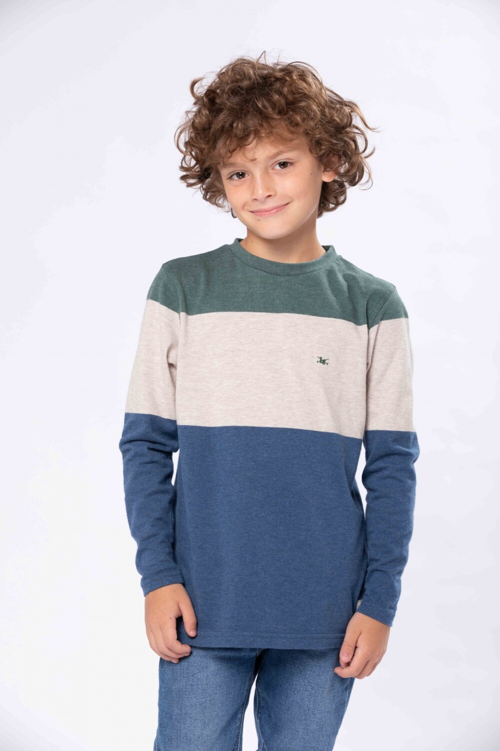 REMERA RAYADA PINO