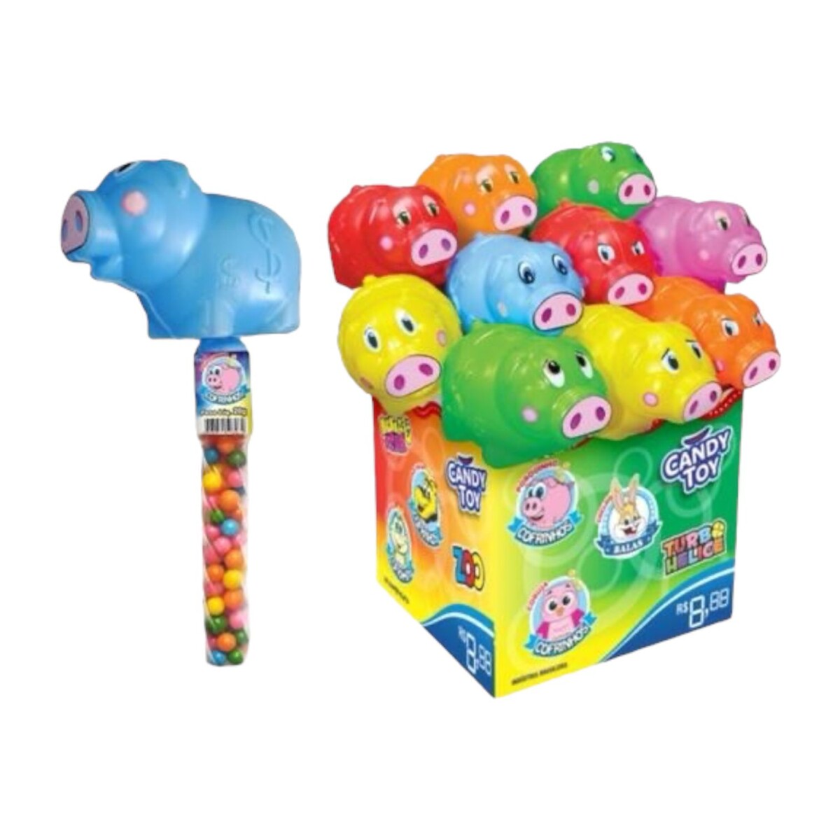 Pastillas c/juguete de Cerdo c/u 